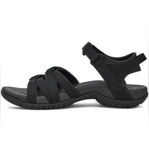 Teva Tirra 4266 All Black Strappy Slingback Hiking Sandals Women's Size 11